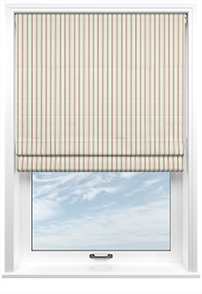 The British Stripe Co. Mary, Dover No.1 - Roman Blind